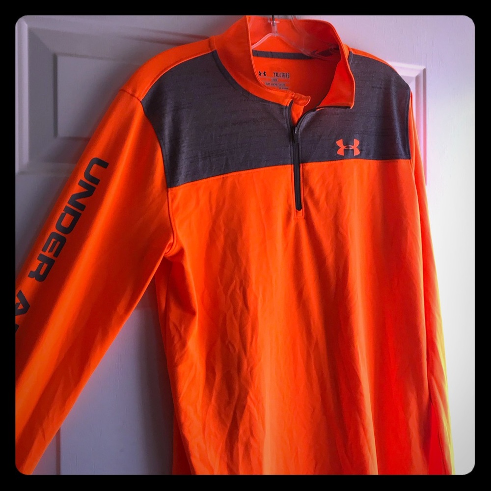 Young hunters: Neon orange youth heat gear
